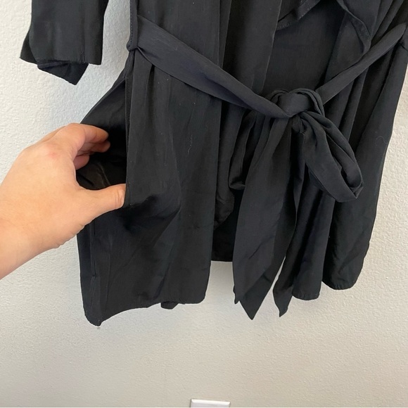 Cabi Open Front Lightweight Tie Cardigan/Jacket Black Size M - Picture 4 of 7